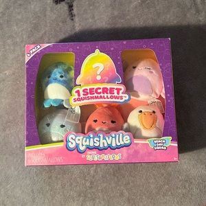 Squishville Original by Squishmallows Beach day squad 6 pack